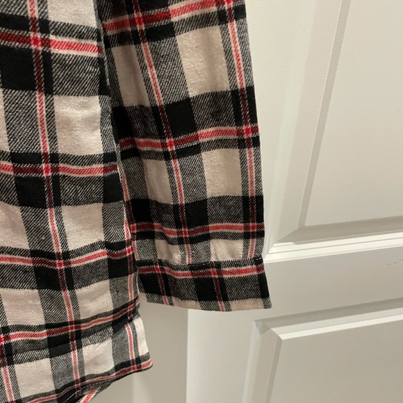 NWOT LS red/black plaid shirt, XL - Picture 4 of 5